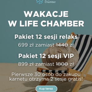 Karnet 12 sesji relaks + gratis